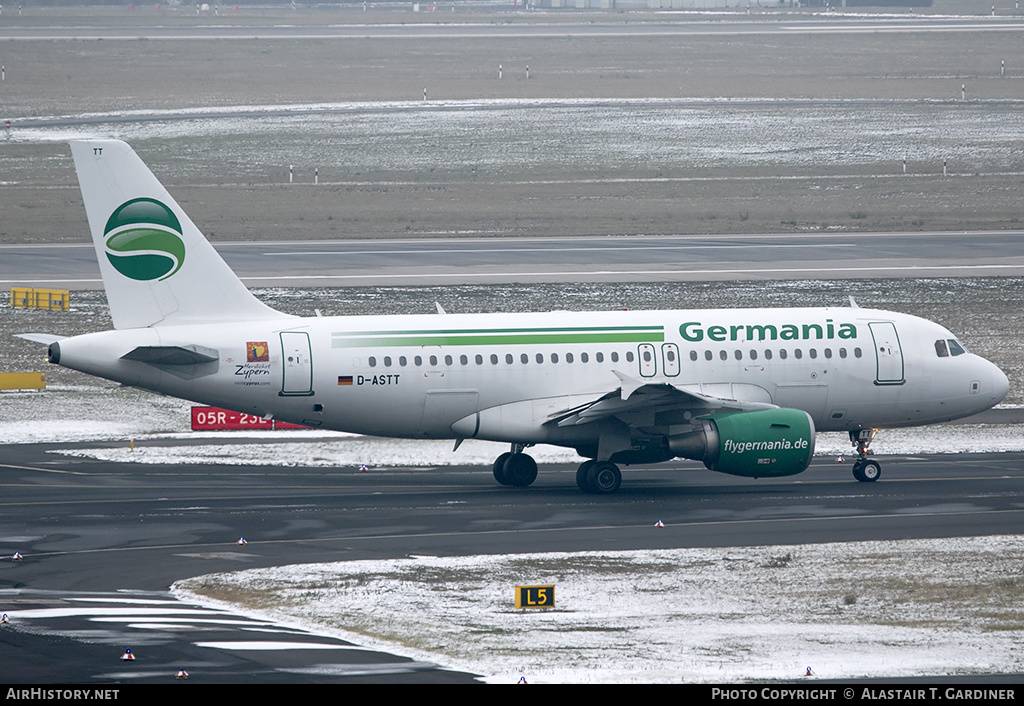 Aircraft Photo of D-ASTT | Airbus A319-112 | Germania | AirHistory.net #142198