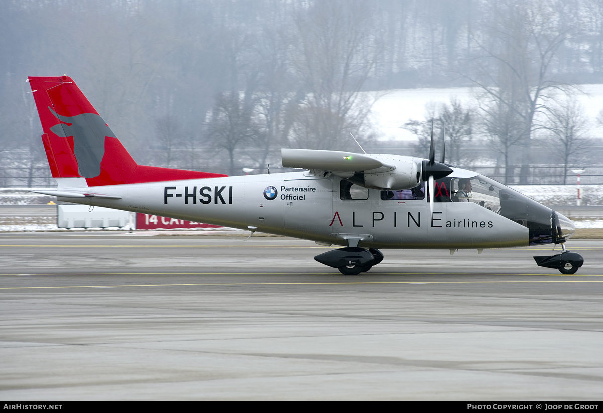 Aircraft Photo of F-HSKI | Partenavia P-68TC | Alpine Airlines | AirHistory.net #142202