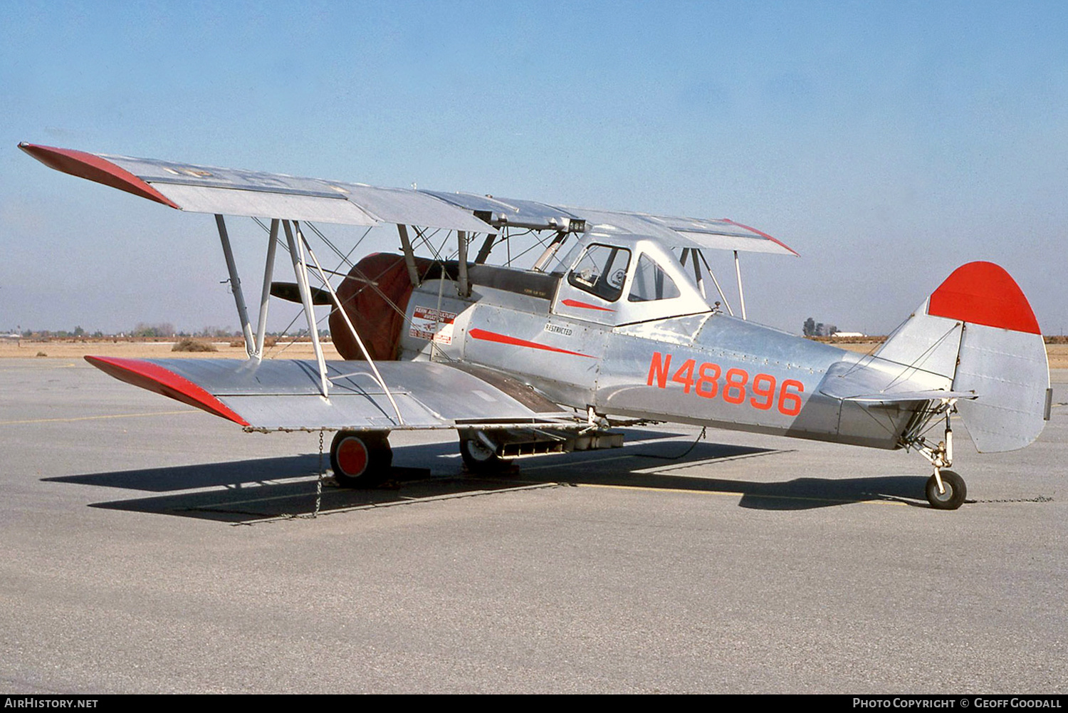 Aircraft Photo of N48896 | Stearman PT-17 Kaydet (A75N1) | Kern Agricultural Aviation | AirHistory.net #142223