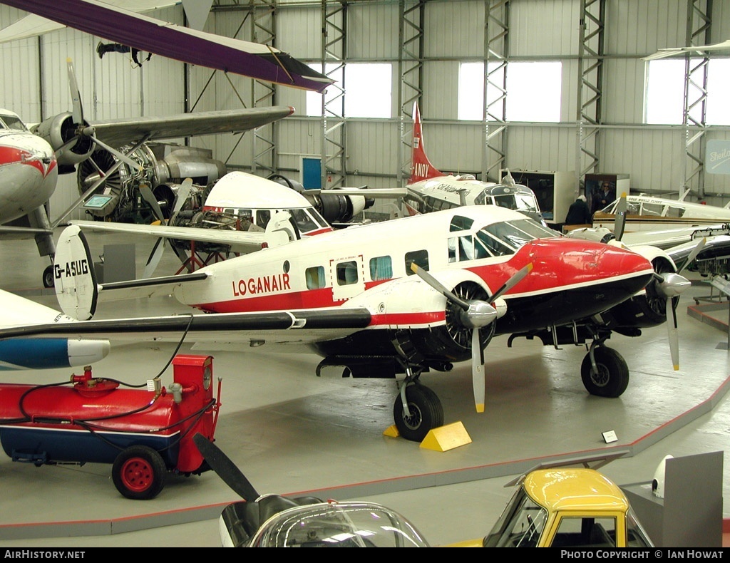 Aircraft Photo of G-ASUG | Beech E18S-9700 | Loganair | AirHistory.net #142235