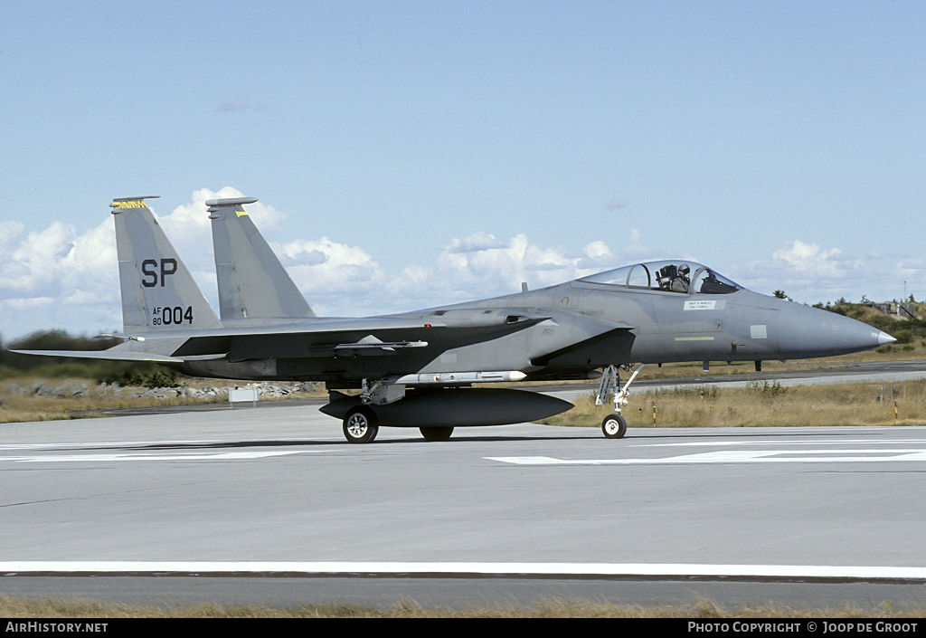 Aircraft Photo of 80-0004 / AF80-004 | McDonnell Douglas F-15C Eagle | USA - Air Force | AirHistory.net #142262