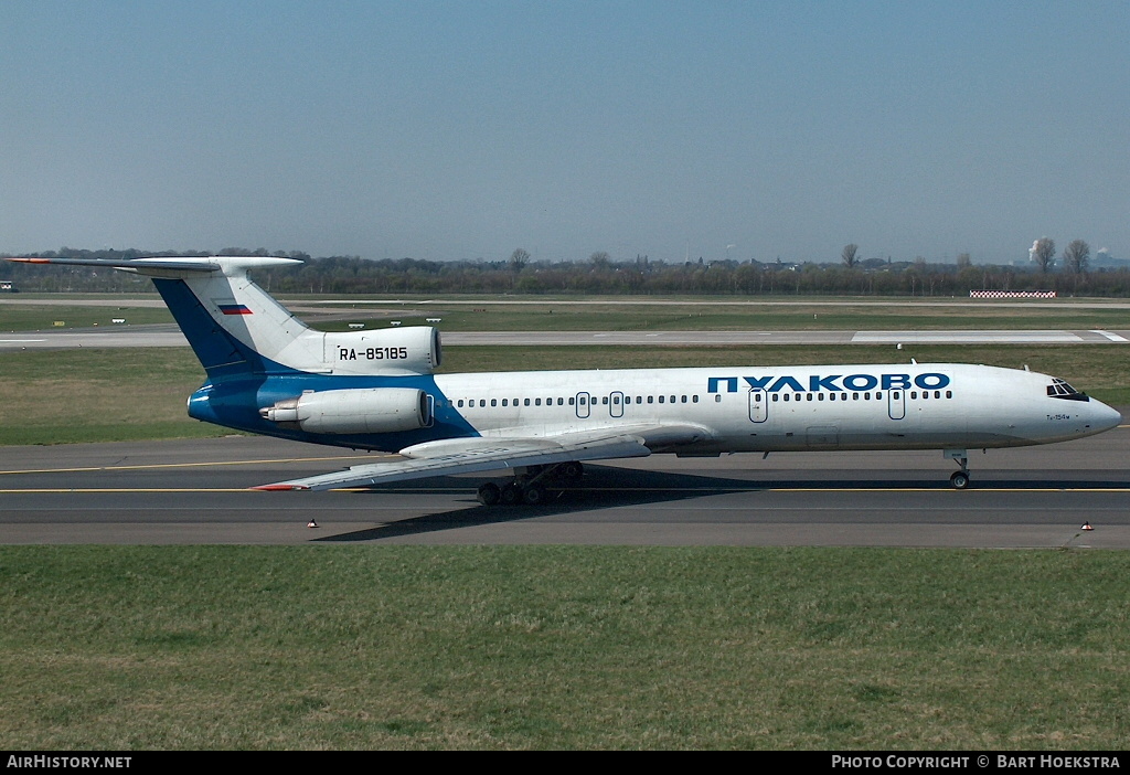 Aircraft Photo of RA-85185 | Tupolev Tu-154M | Pulkovo Airlines | AirHistory.net #142282