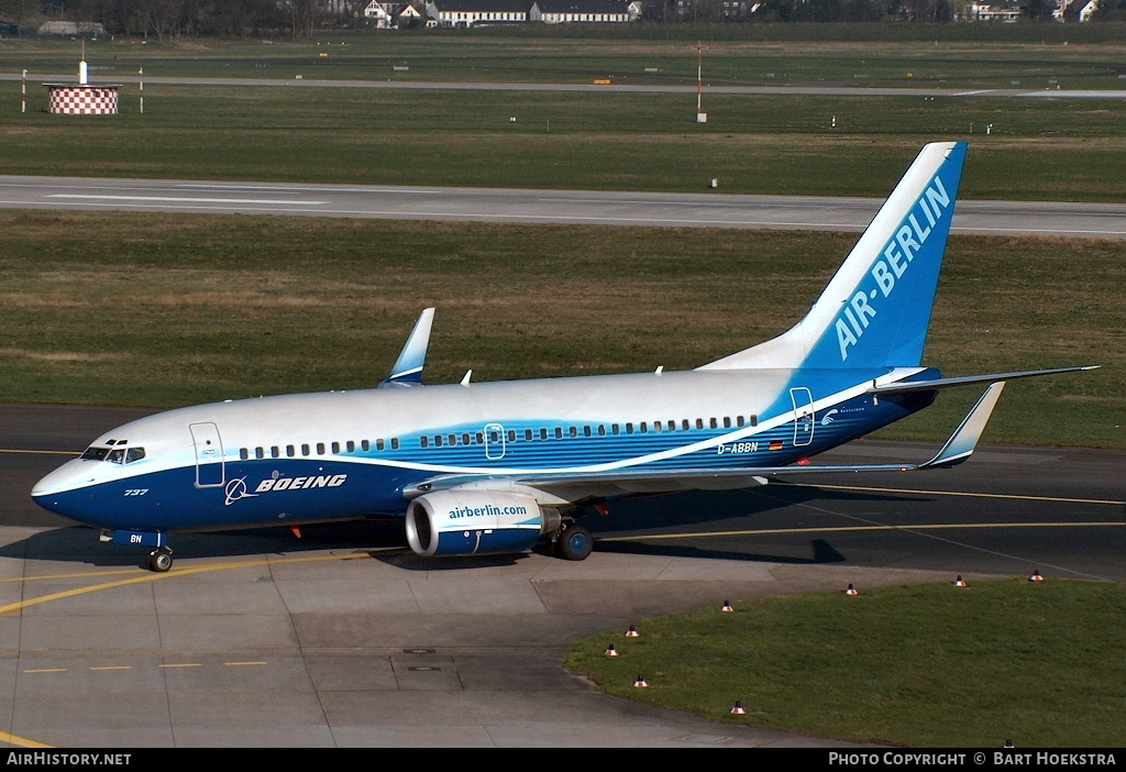 Aircraft Photo of D-ABBN | Boeing 737-76Q | Air Berlin | AirHistory.net #142289