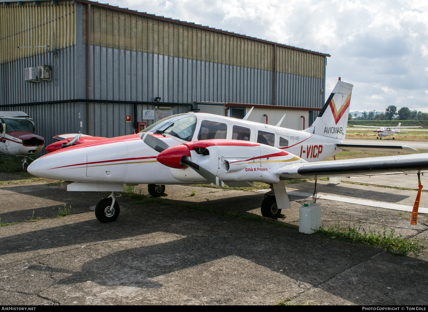 Aircraft Photo of I-VICP | Piper PA-34-200 Seneca | Aviomar | AirHistory.net #142296