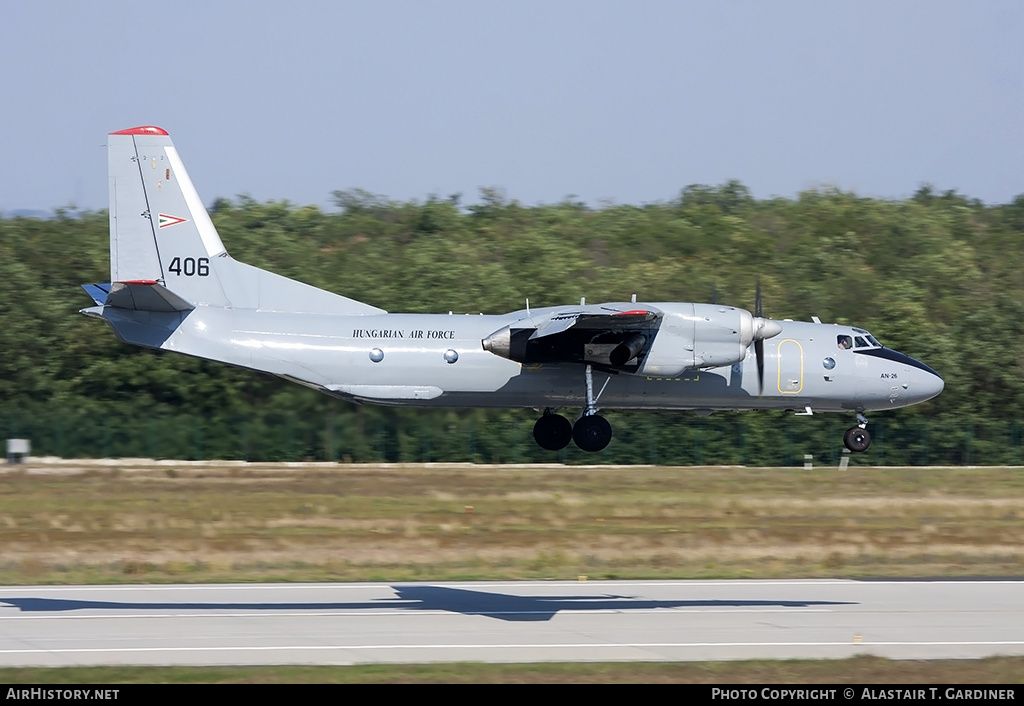 Aircraft Photo of 406 | Antonov An-26 | Hungary - Air Force | AirHistory.net #142301