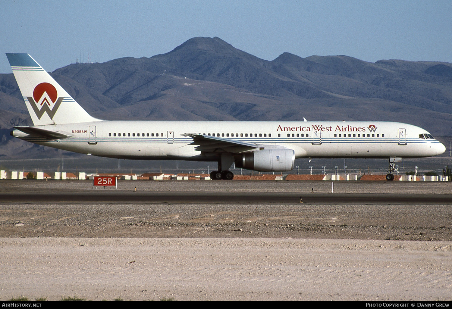 Aircraft Photo of N908AW | Boeing 757-2G7 | America West Airlines | AirHistory.net #142335