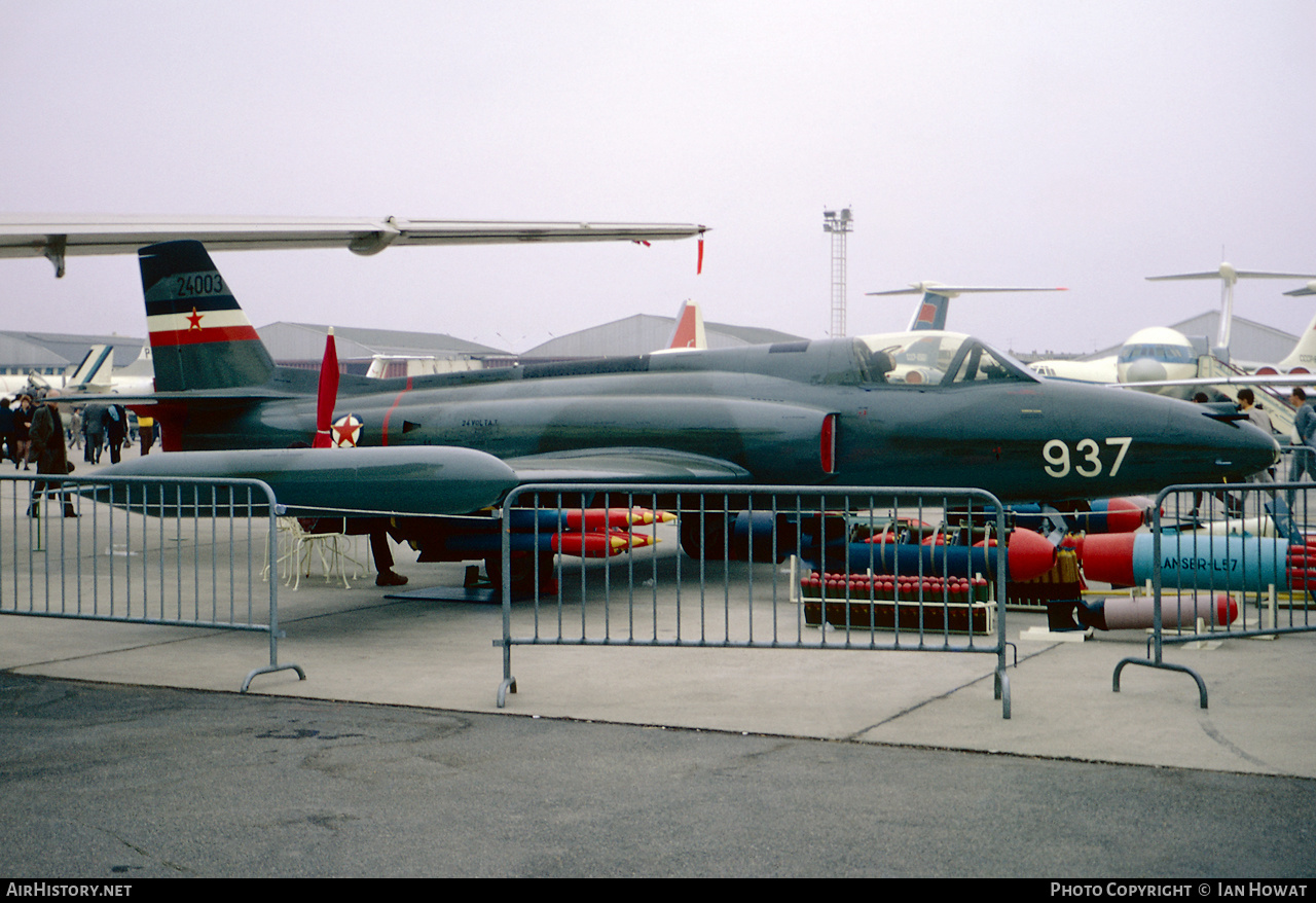 Aircraft Photo of 24003 | Soko J-21 Jastreb | Yugoslavia - Air Force | AirHistory.net #142367