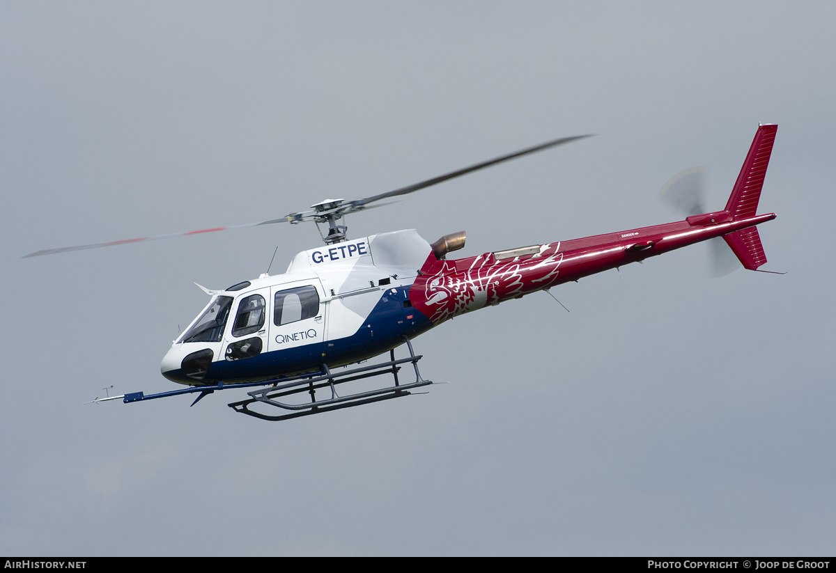 Aircraft Photo of G-ETPE | Airbus Helicopters H-125 | QinetiQ | AirHistory.net #142373