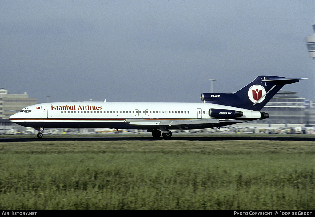 Aircraft Photo of TC-AFO | Boeing 727-230/Adv | Istanbul Airlines | AirHistory.net #142466