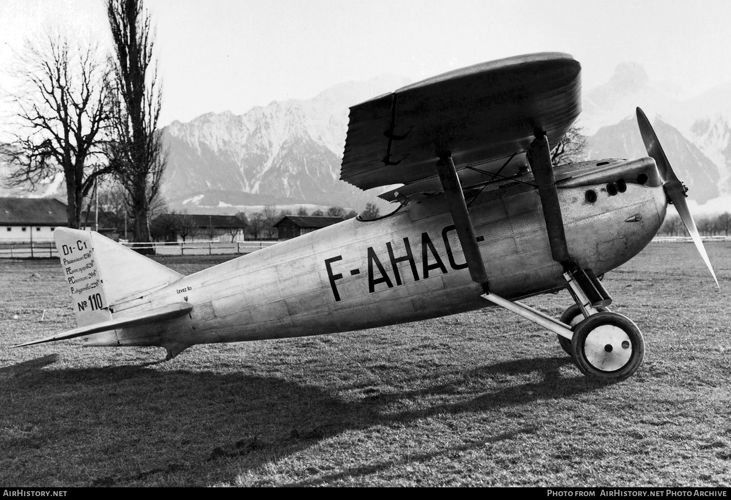 Aircraft Photo of F-AHAC | Dewoitine D.1ter | AirHistory.net #142489