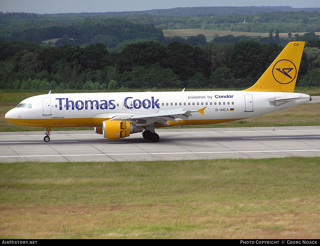 Aircraft Photo of D-AICA | Airbus A320-212 | Thomas Cook Airlines | AirHistory.net #142496