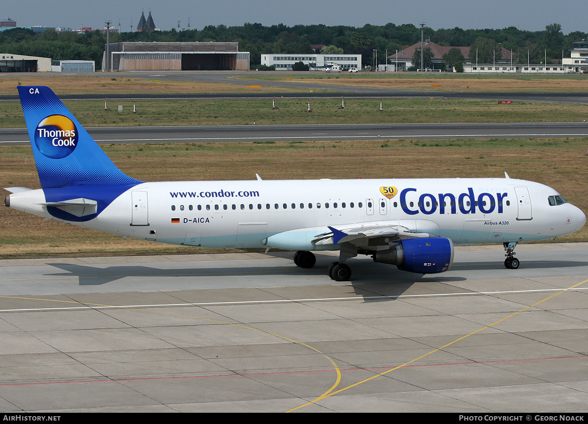 Aircraft Photo of D-AICA | Airbus A320-212 | Condor Berlin | AirHistory.net #142503