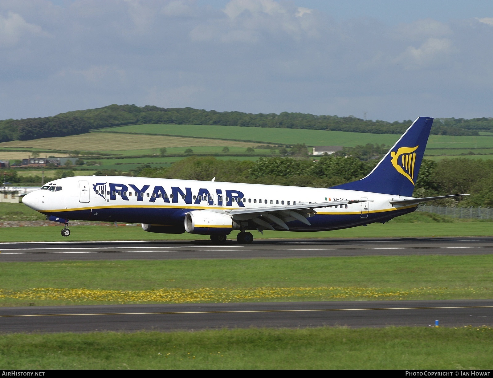 Aircraft Photo of EI-CSD | Boeing 737-8AS | Ryanair | AirHistory.net #142508