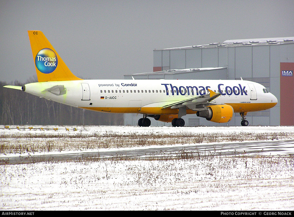 Aircraft Photo of D-AICC | Airbus A320-212 | Thomas Cook Airlines | AirHistory.net #142514