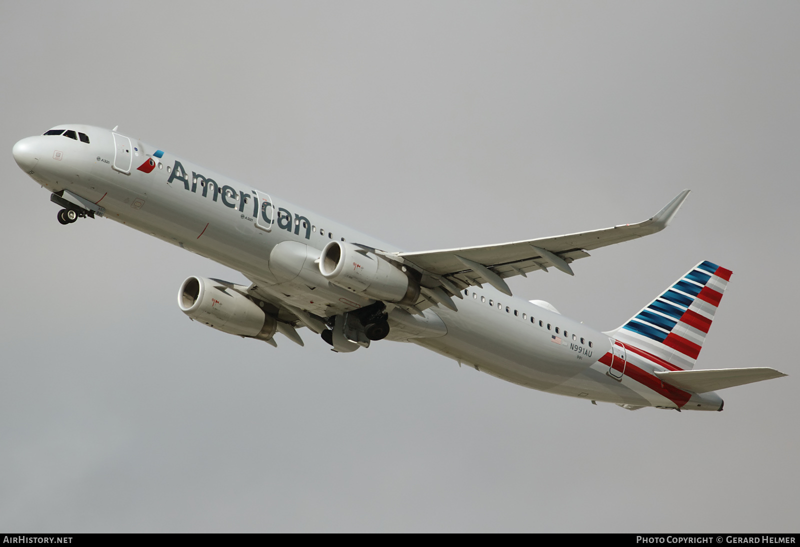 Aircraft Photo of N991AU | Airbus A321-231 | American Airlines | AirHistory.net #142558