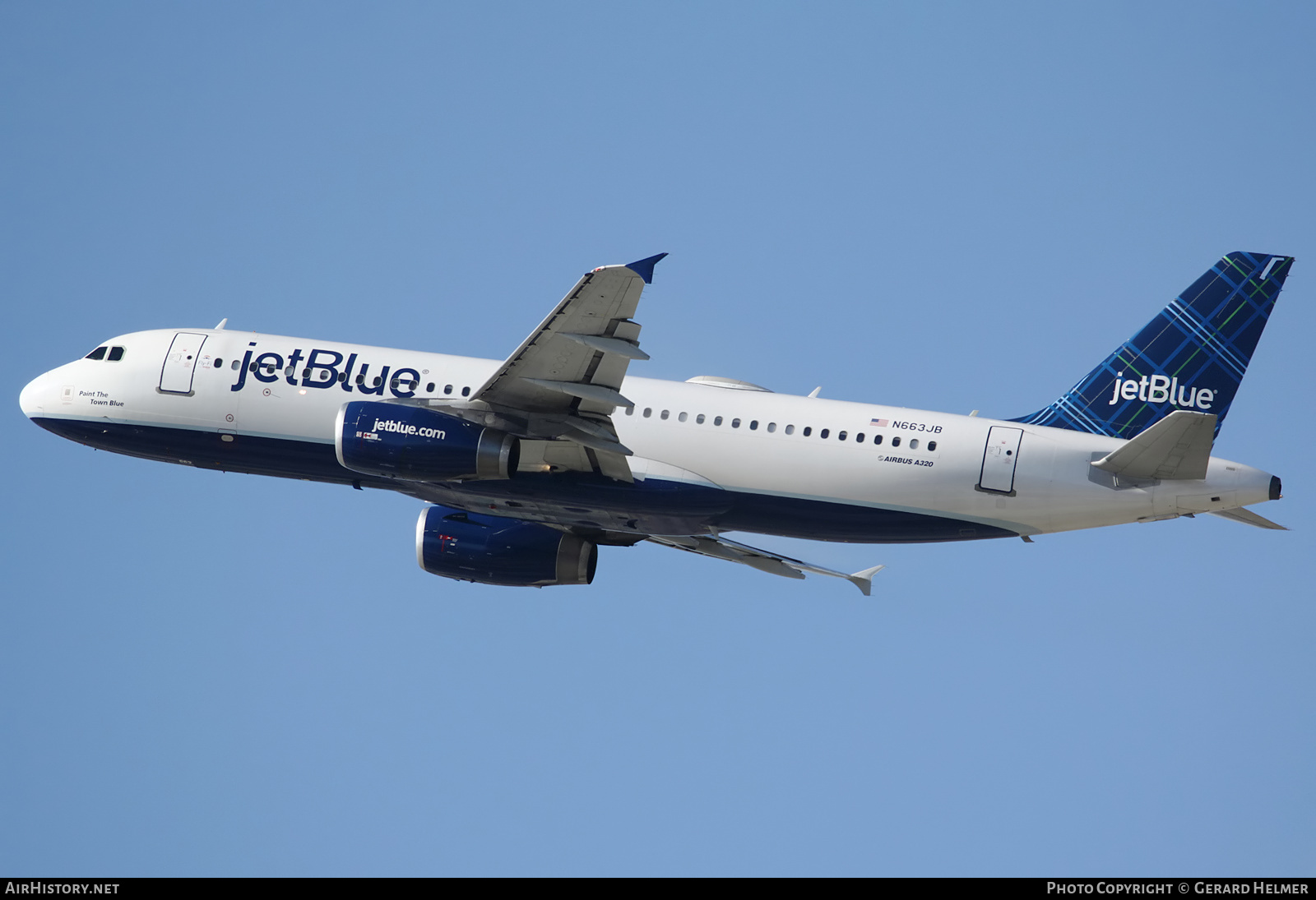 Aircraft Photo of N663JB | Airbus A320-232 | JetBlue Airways | AirHistory.net #142565