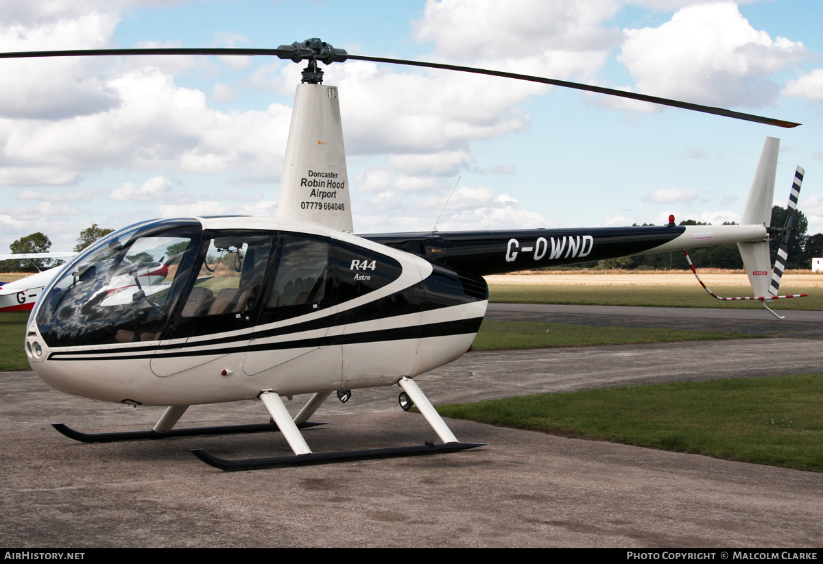 Aircraft Photo of G-OWND | Robinson R-44 Astro | AirHistory.net #142588