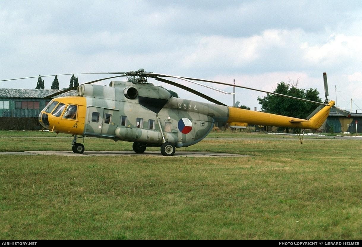 Aircraft Photo of 0834 | Mil Mi-8PS-11 | Czechoslovakia - Air Force | AirHistory.net #142635