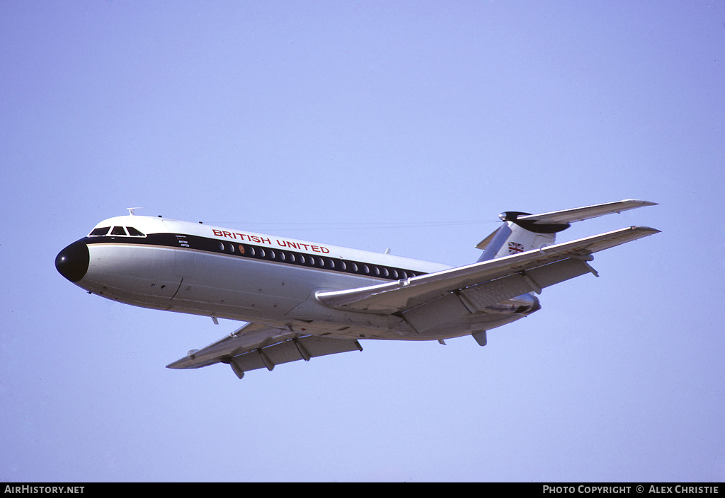 Aircraft Photo of G-ASJE | BAC 111-201AC One-Eleven | British United Airways - BUA | AirHistory.net #142637