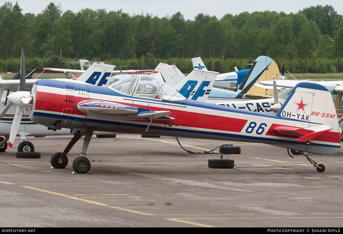 Aircraft Photo of OH-YAK | Yakovlev Yak-55M | Soviet Union - Air Force | AirHistory.net #142643