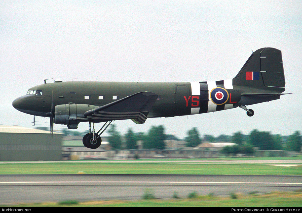 Aircraft Photo of G-DAKS / KG874 | Douglas C-47A Skytrain | UK - Air Force | AirHistory.net #142652