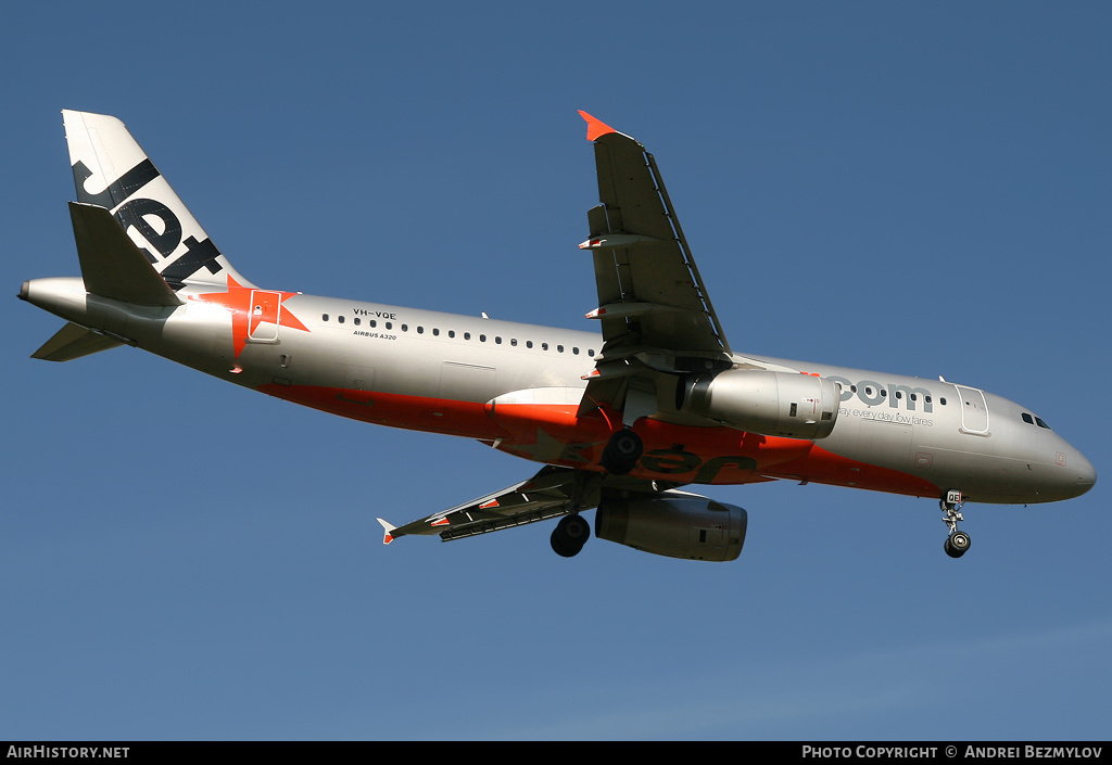 Aircraft Photo of VH-VQE | Airbus A320-232 | Jetstar Airways | AirHistory.net #142669