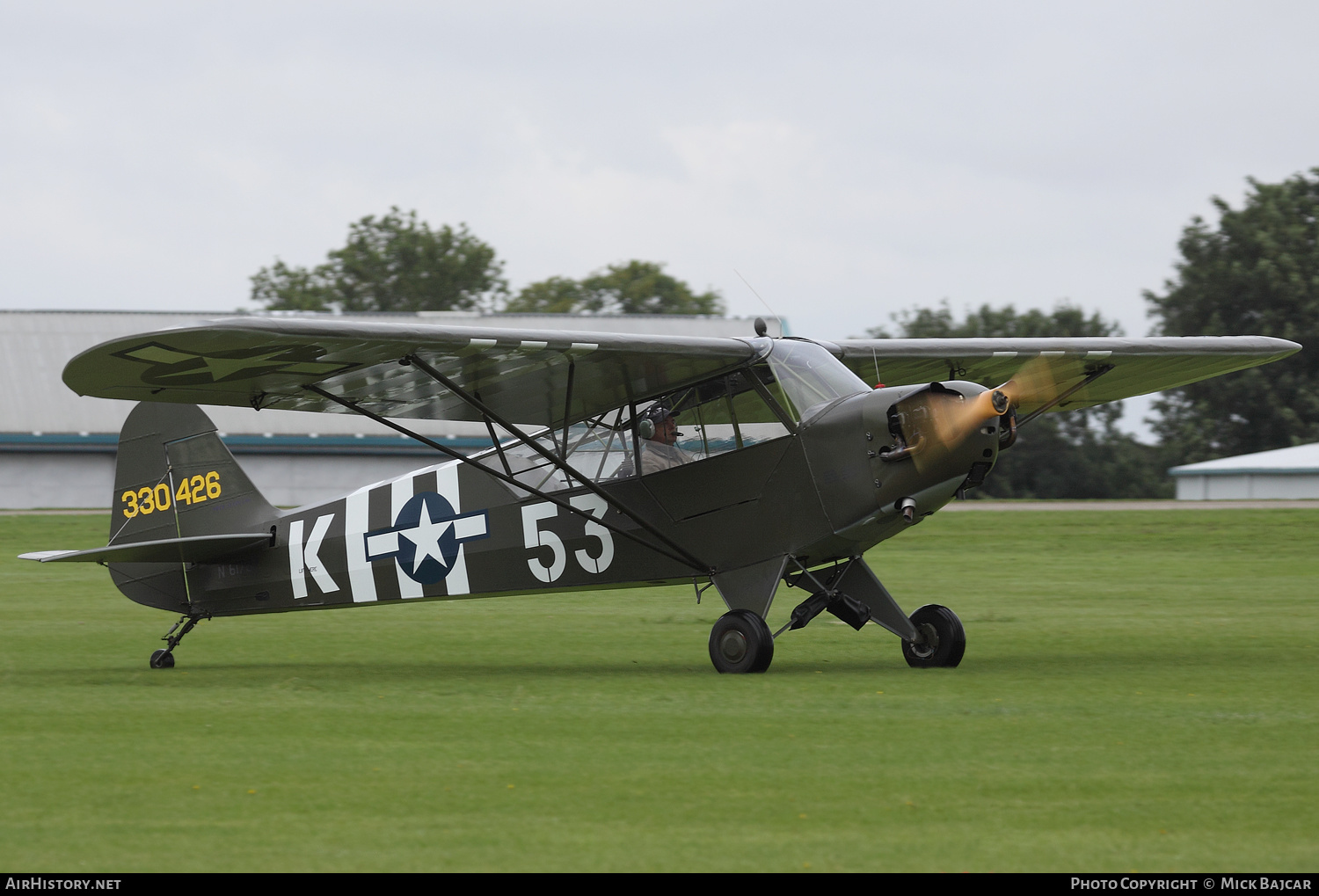 Aircraft Photo of N61787 / 330426 | Piper L-4J Grasshopper | USA - Air Force | AirHistory.net #142719