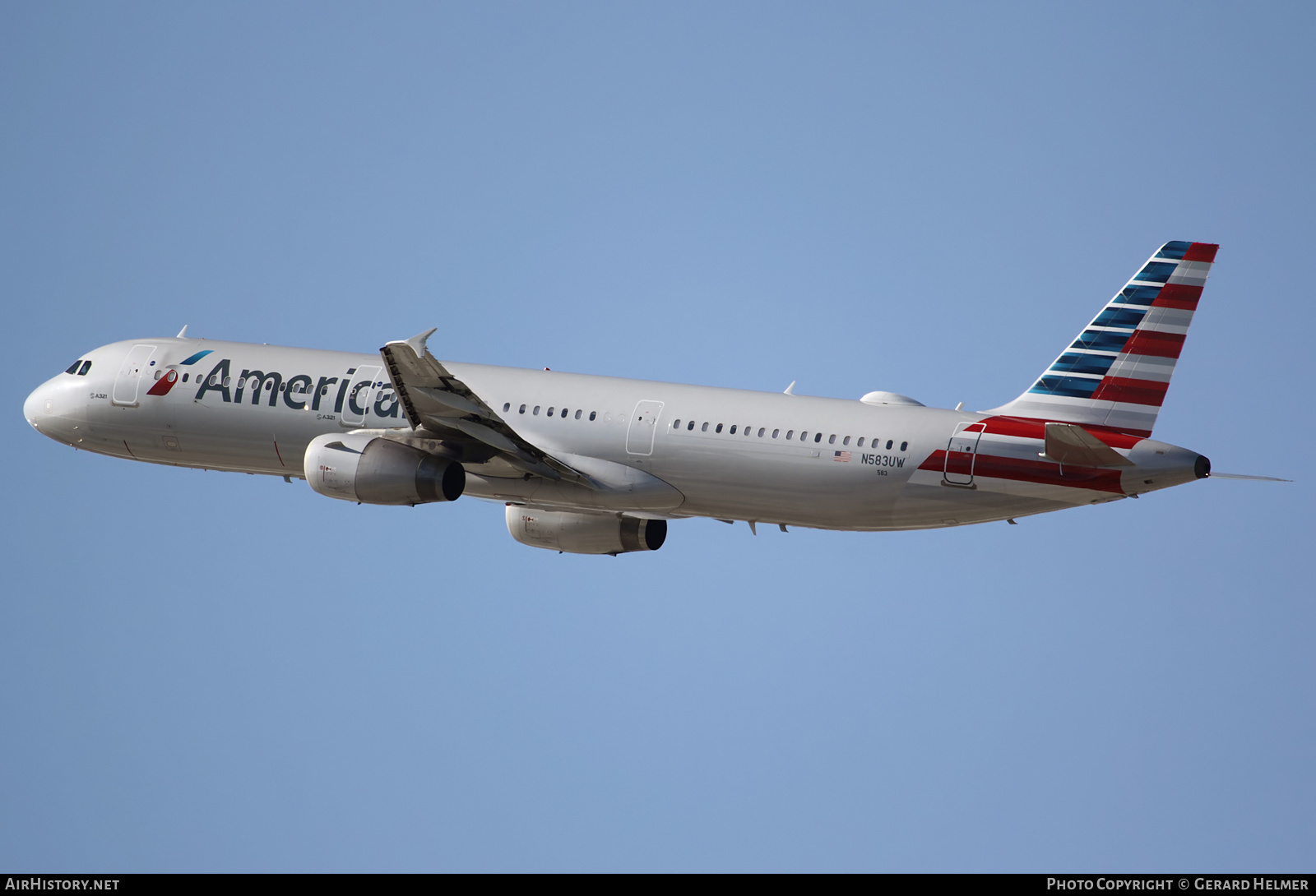 Aircraft Photo of N583UW | Airbus A321-231 | American Airlines | AirHistory.net #142724