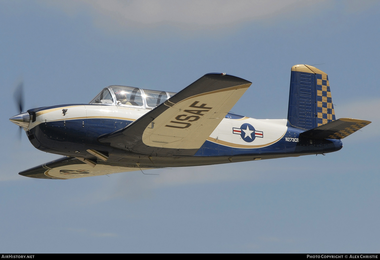 Aircraft Photo of N273CB | Beech T-34A Mentor | USA - Air Force | AirHistory.net #142749