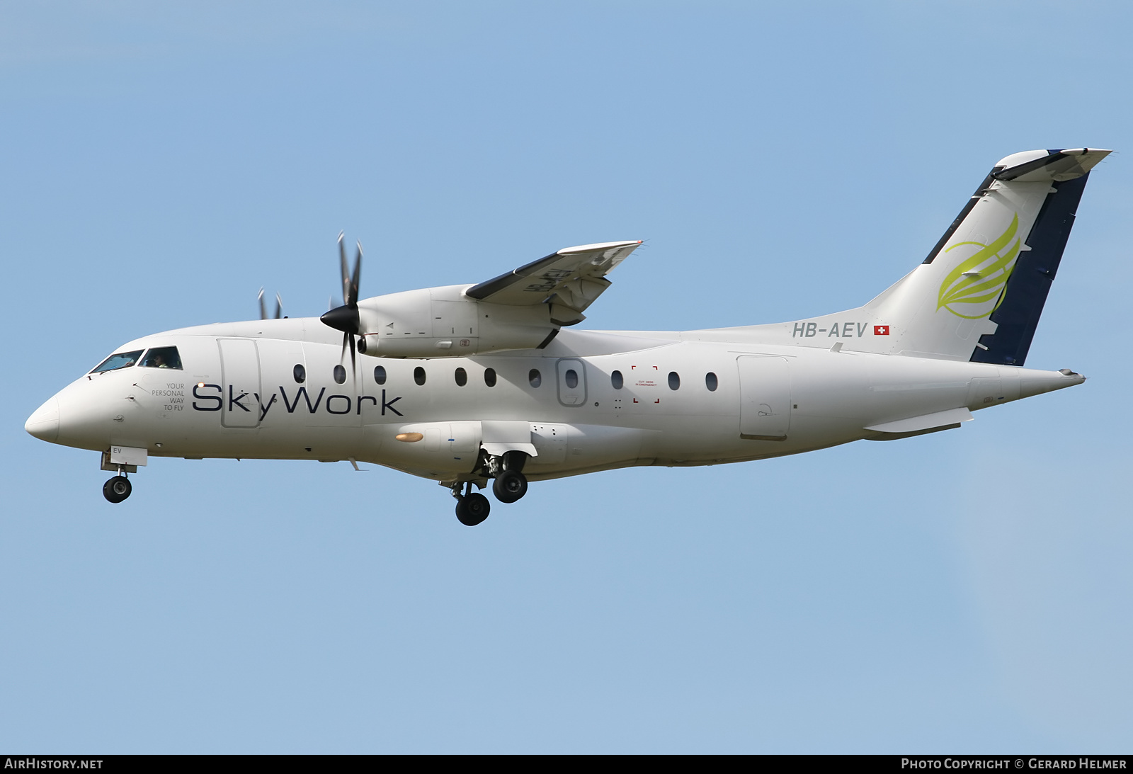 Aircraft Photo of HB-AEV | Dornier 328-110 | SkyWork Airlines | AirHistory.net #142770