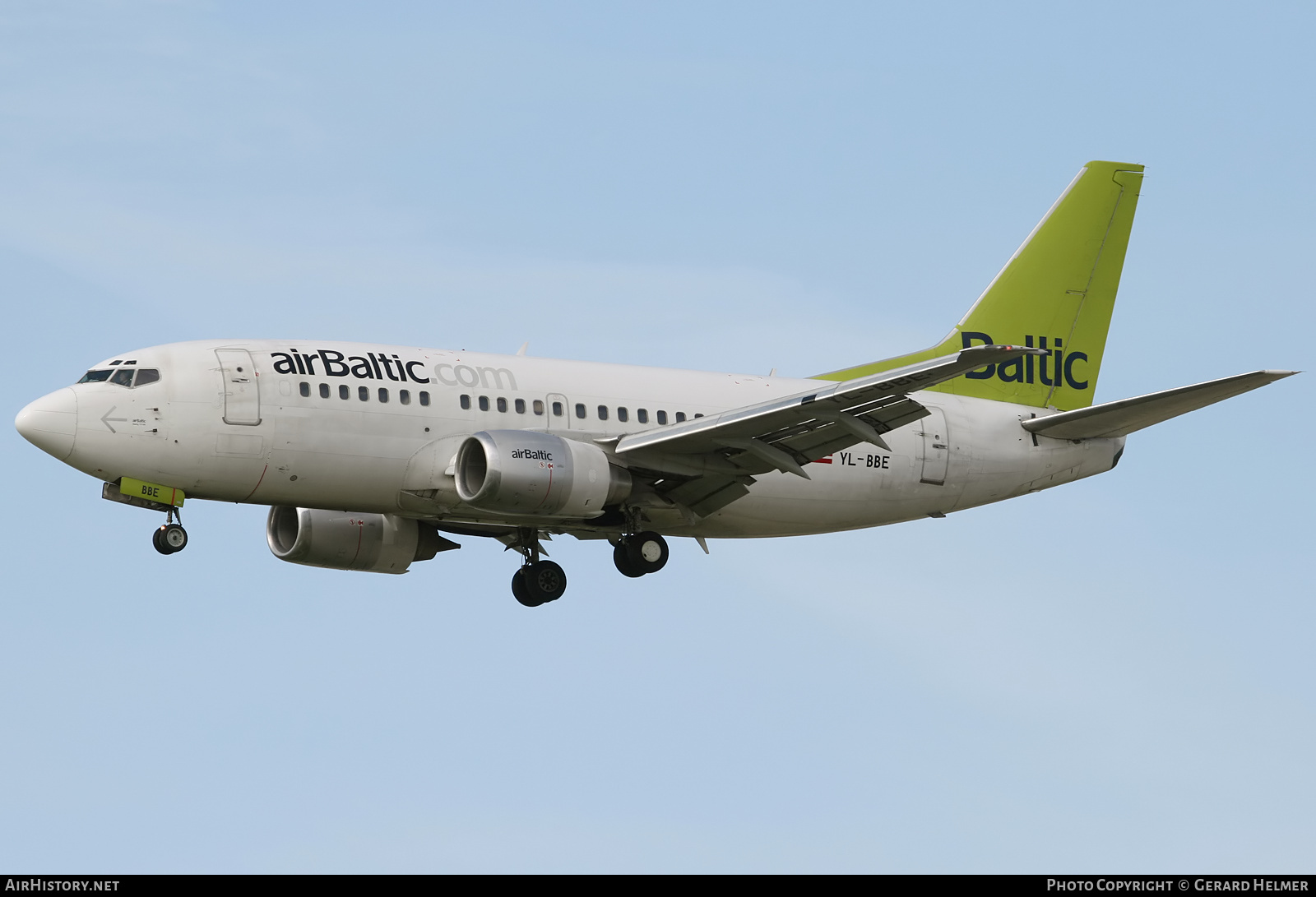 Aircraft Photo of YL-BBE | Boeing 737-53S | AirBaltic | AirHistory.net #142780