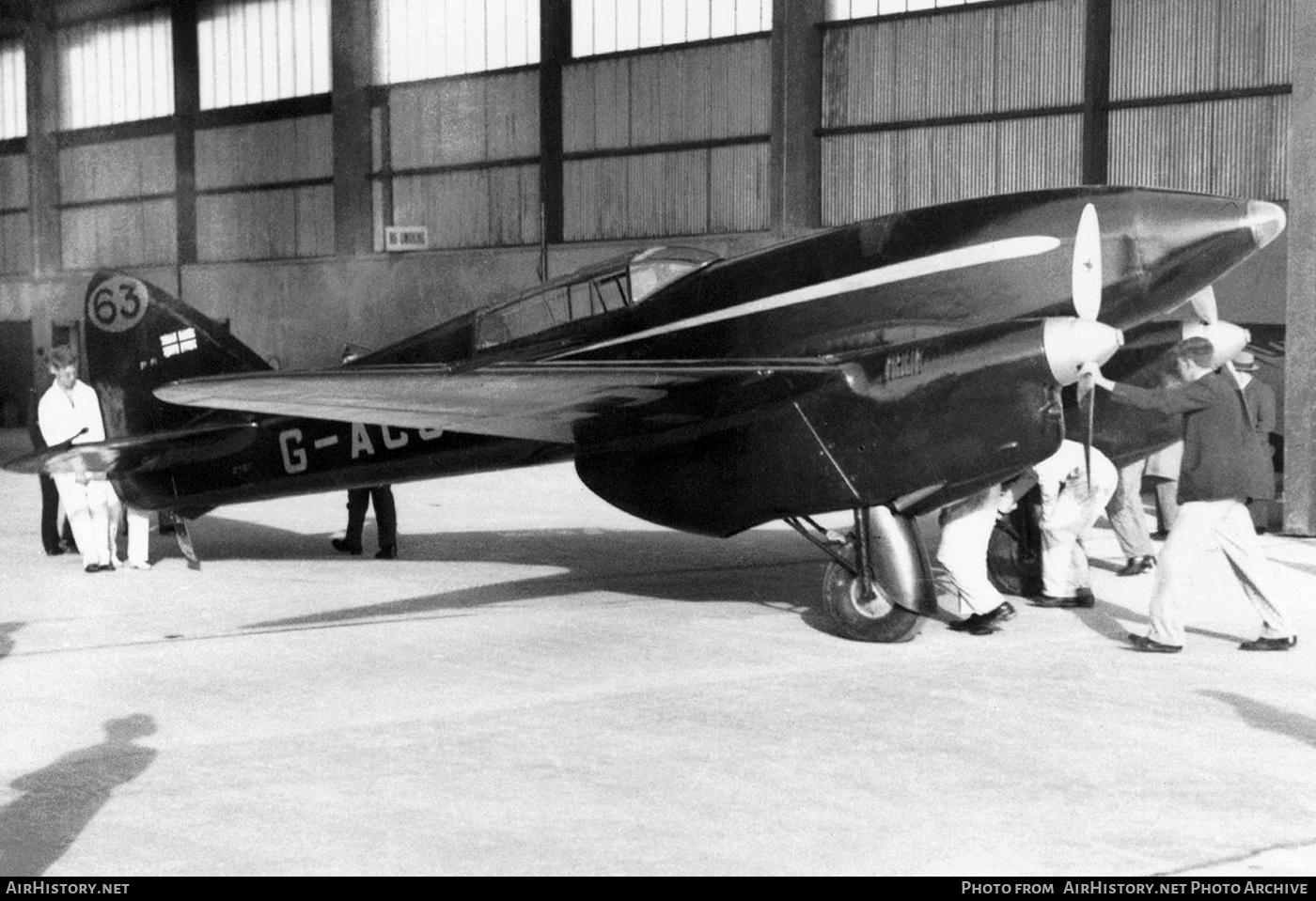 Aircraft Photo of G-ACSP | De Havilland D.H. 88 Comet | AirHistory.net #142791