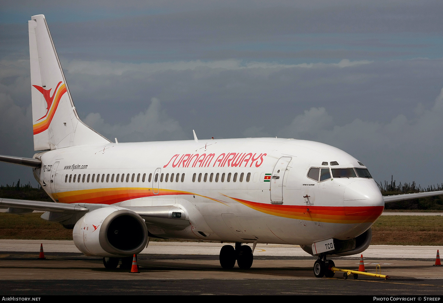 Aircraft Photo of PZ-TCO | Boeing 737-36N | Surinam Airways | AirHistory.net #142806