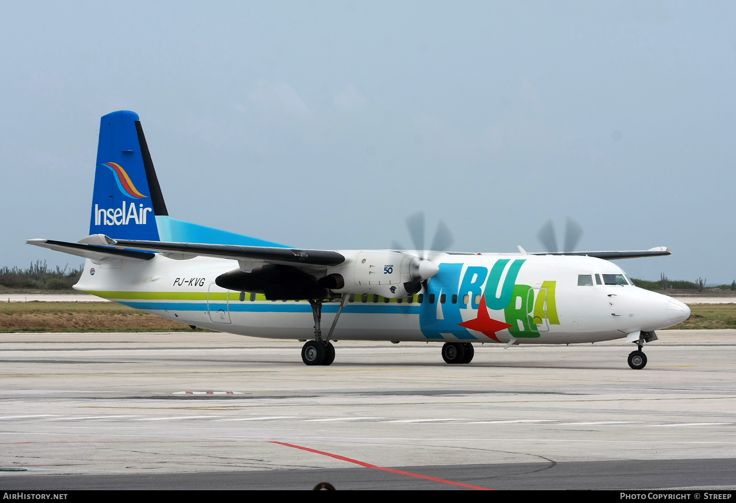 Aircraft Photo of PJ-KVG | Fokker 50 | Insel Air | AirHistory.net #142816