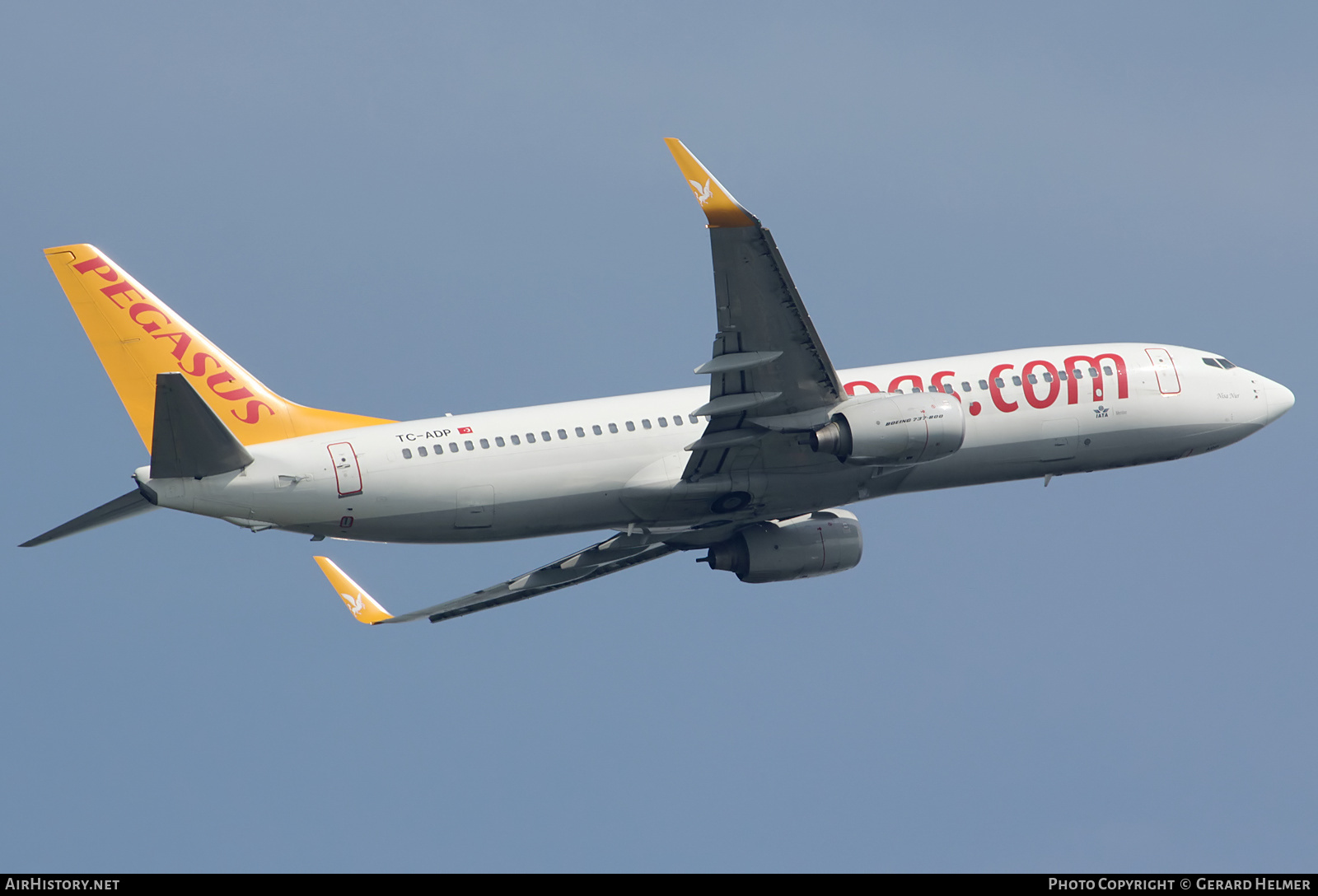 Aircraft Photo of TC-ADP | Boeing 737-82R | Pegasus Airlines | AirHistory.net #142846