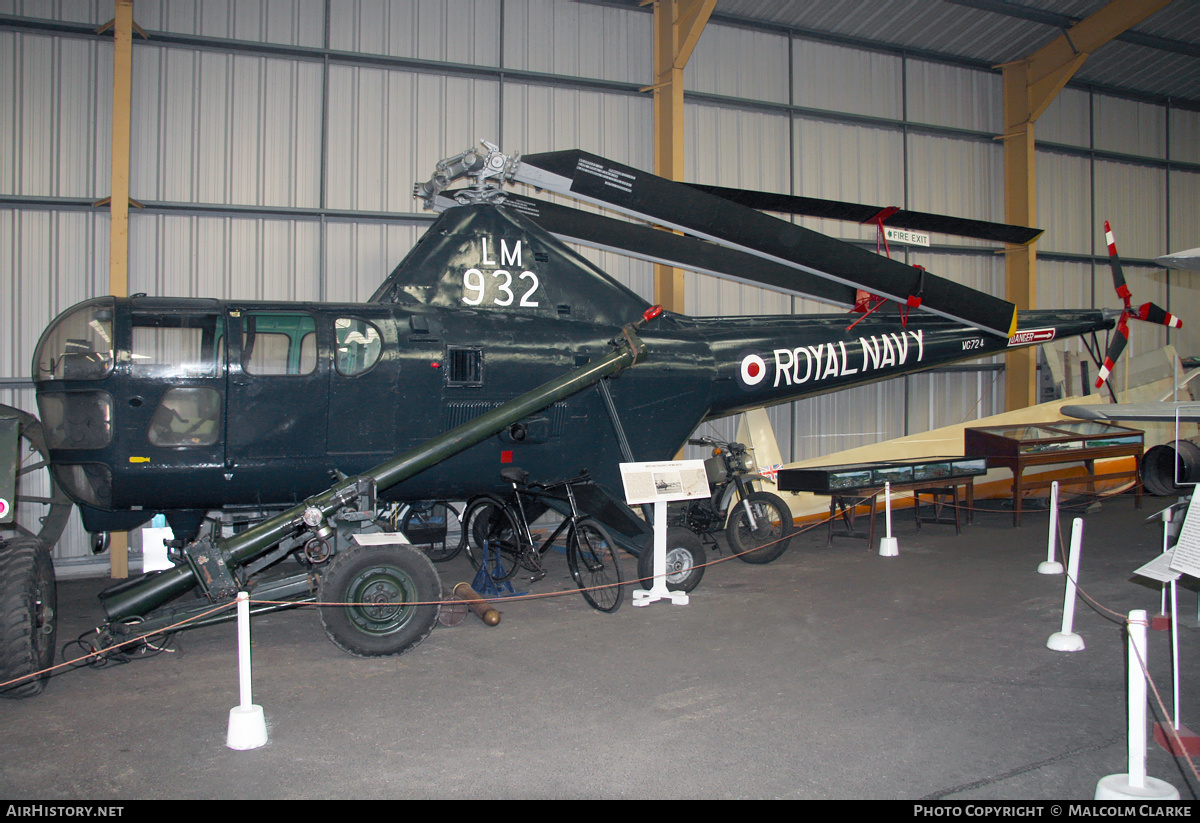 Aircraft Photo of WG724 | Westland WS-51 Dragonfly HR.5 | UK - Navy | AirHistory.net #142852