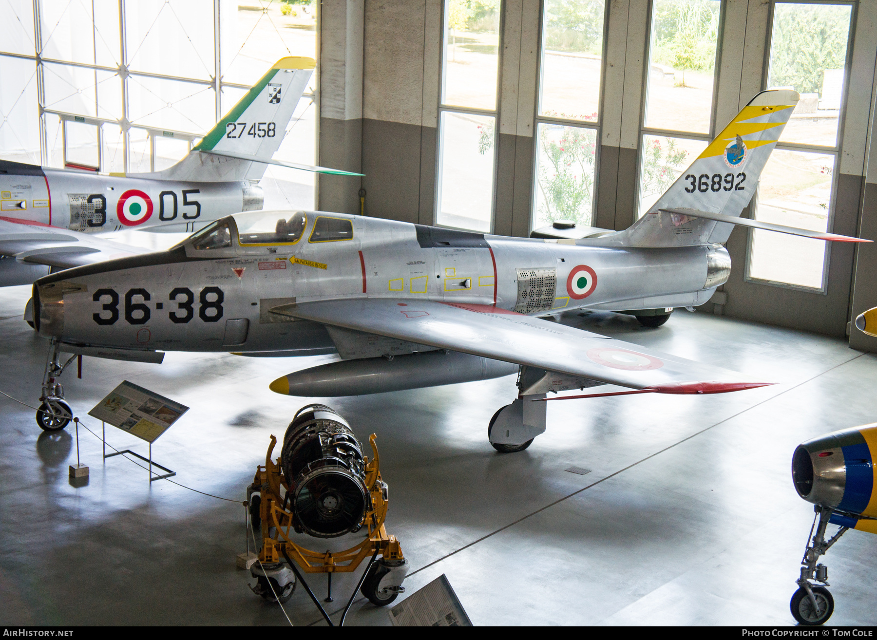 Aircraft Photo of MM53-6892 / 36892 | Republic F-84F Thunderstreak | Italy - Air Force | AirHistory.net #142862