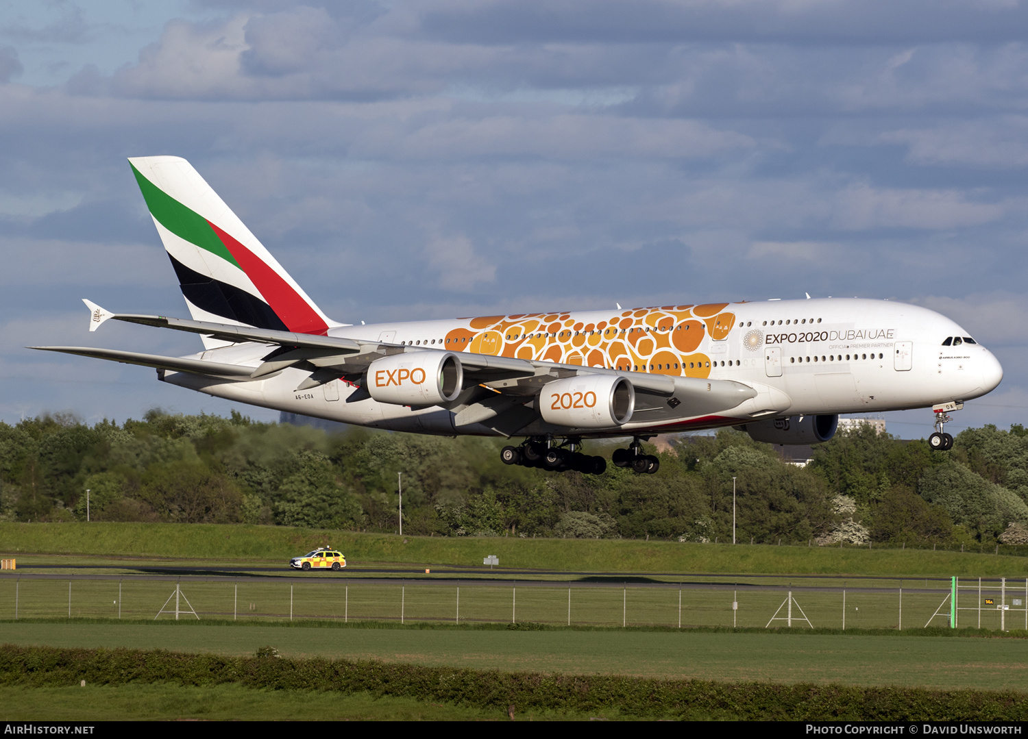 Aircraft Photo of A6-EOA | Airbus A380-861 | Emirates | AirHistory.net #142916