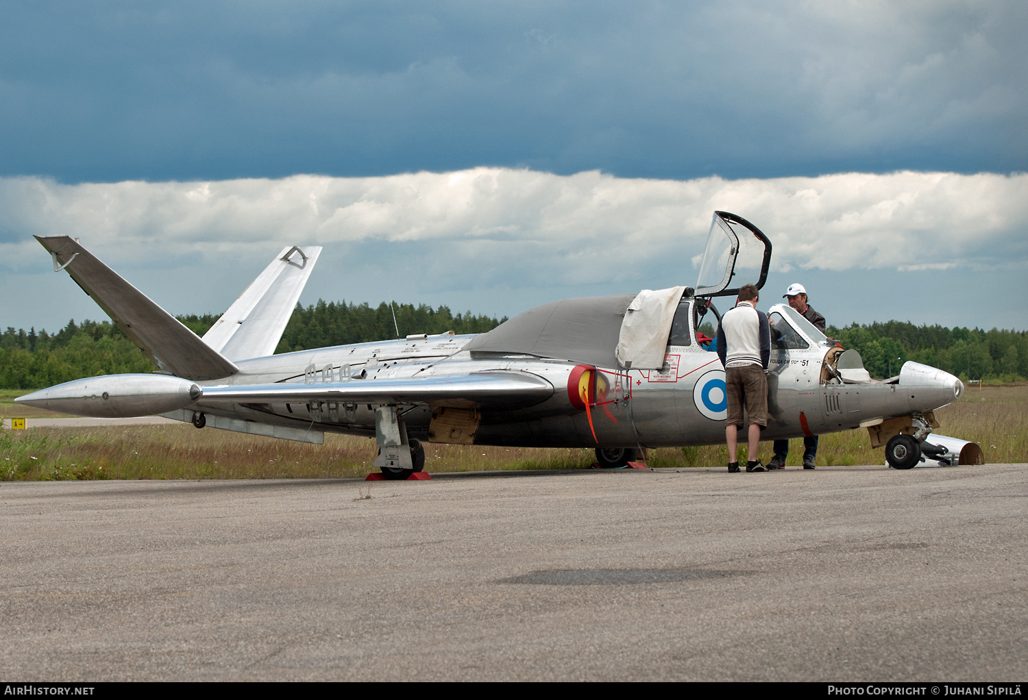 Aircraft Photo of OH-FMM / FM-51 | Fouga CM-170R Magister | Finland - Air Force | AirHistory.net #142953