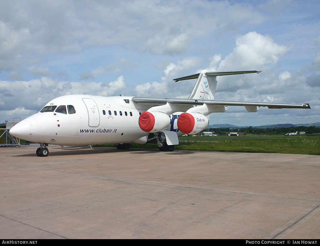 Aircraft Photo of EI-CPK | British Aerospace Avro 146-RJ70 | Club Air | AirHistory.net #142966