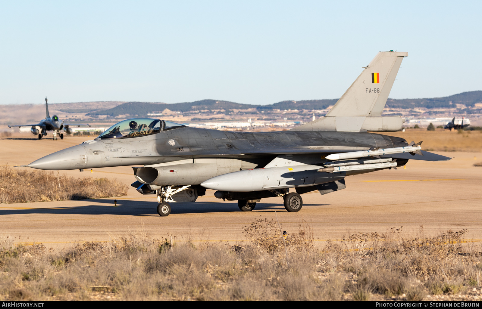 Aircraft Photo of FA-86 | General Dynamics F-16AM Fighting Falcon | Belgium - Air Force | AirHistory.net #142968