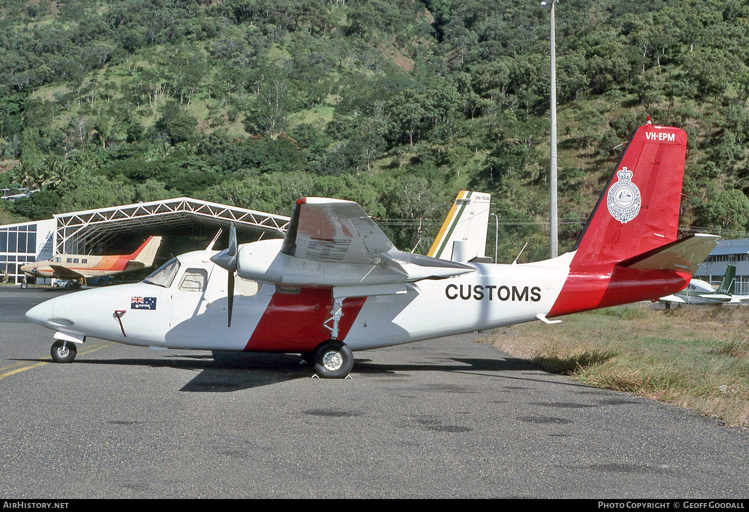 Aircraft Photo of VH-EPM | Aero Commander 500U Shrike Commander | Australian Customs | AirHistory.net #143017