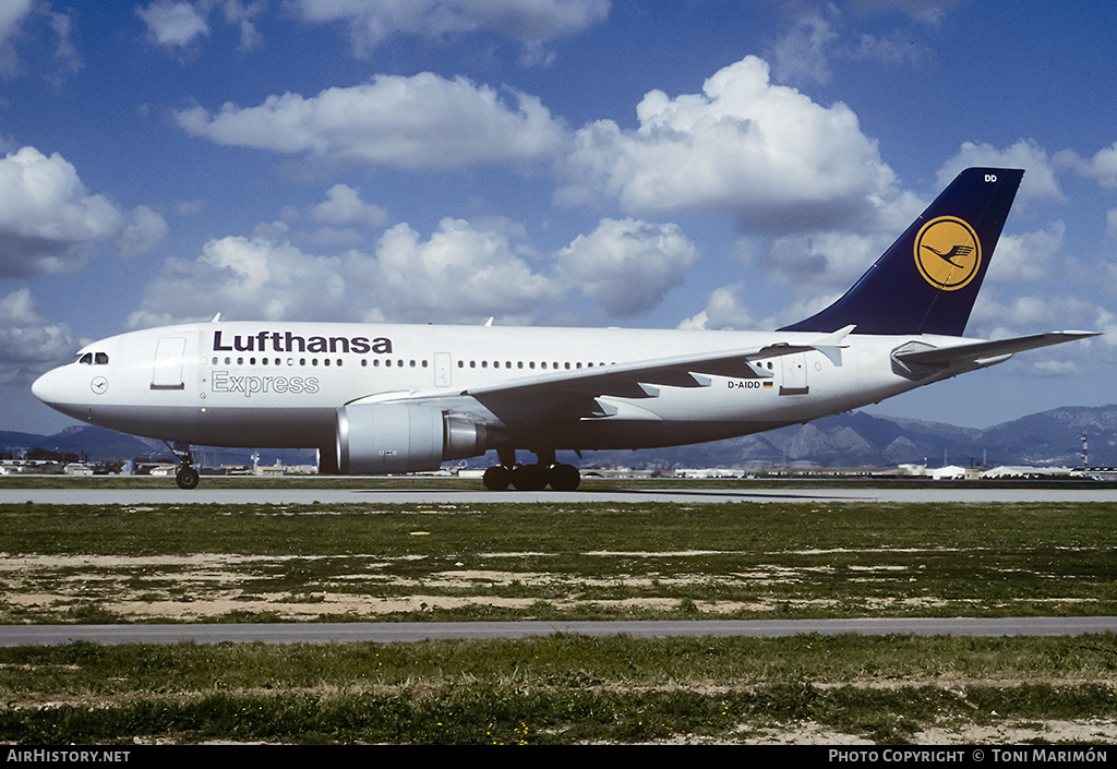 Aircraft Photo of D-AIDD | Airbus A310-304 | Lufthansa Express | AirHistory.net #143028