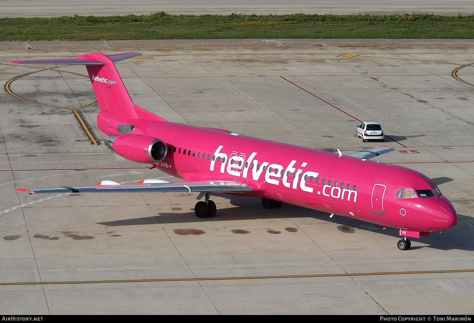 Aircraft Photo of HB-JVB | Fokker 100 (F28-0100) | Helvetic Airways | AirHistory.net #143030