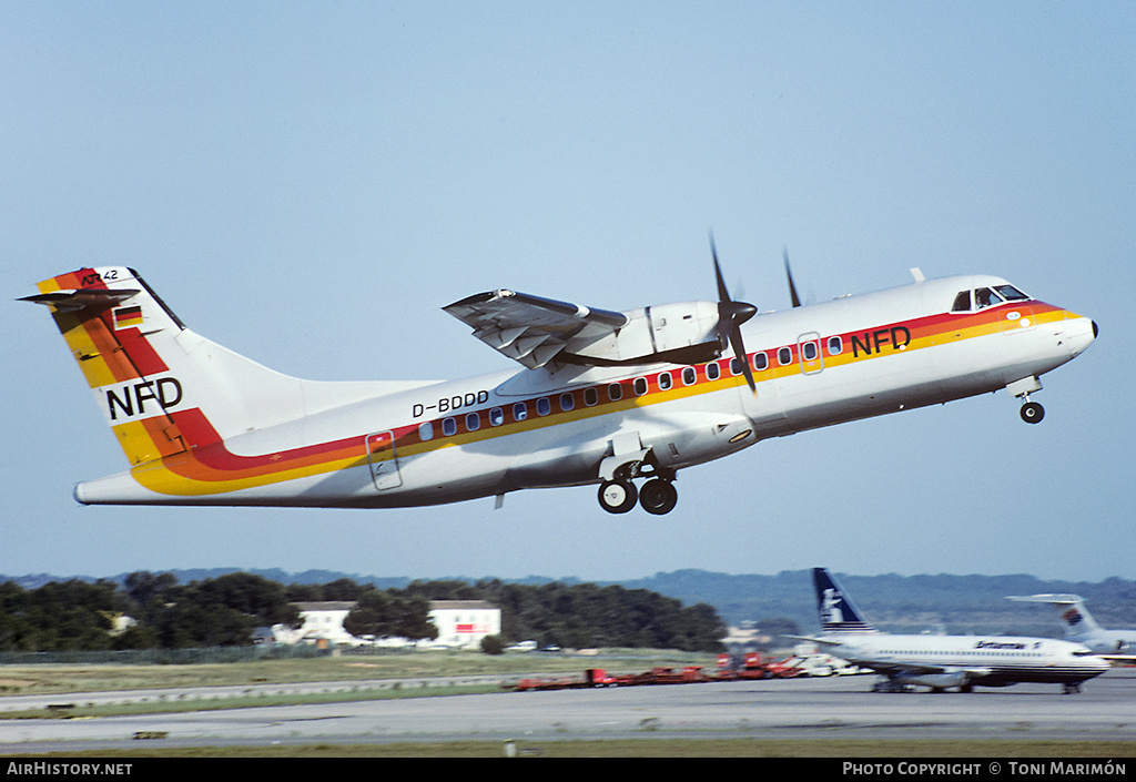 Aircraft Photo of D-BDDD | ATR ATR-42-300 | NFD - Nürnberger Flugdienst | AirHistory.net #143032
