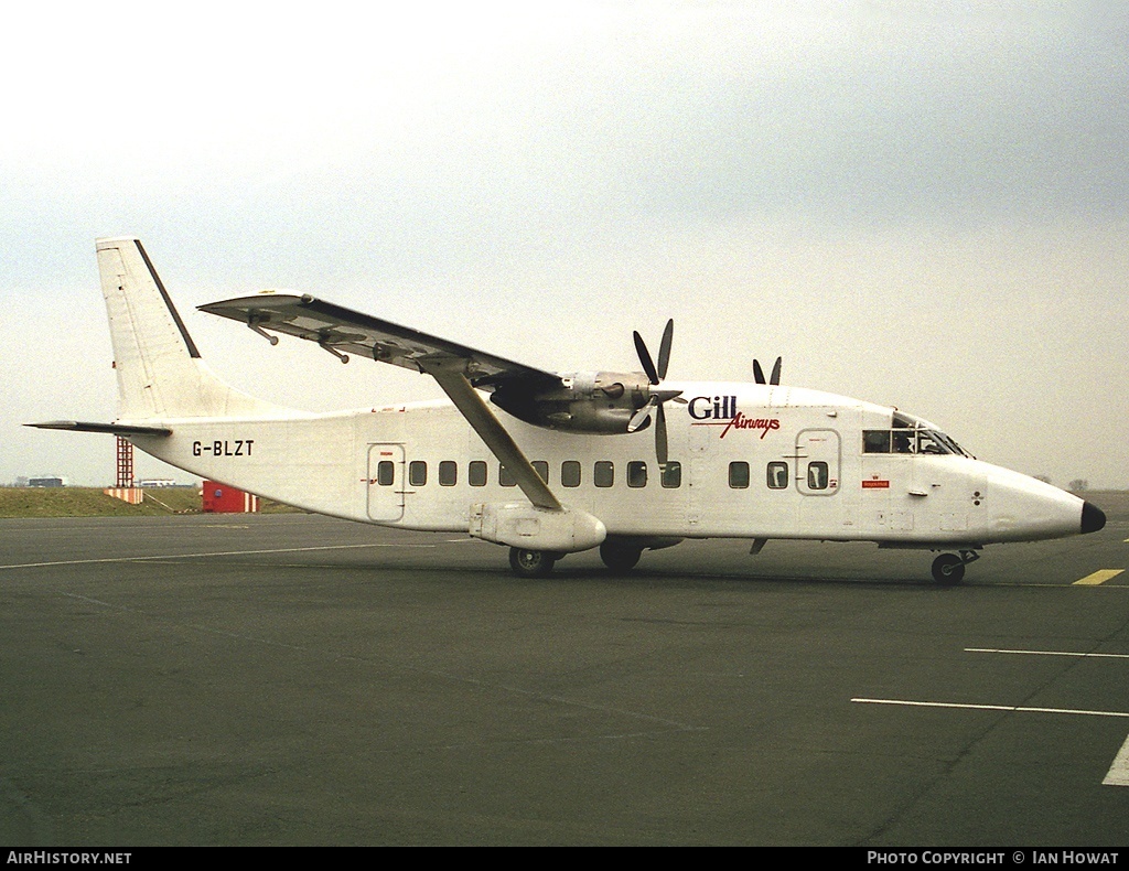 Aircraft Photo of G-BLZT | Short 360-100 | Gill Airways | AirHistory.net #143043