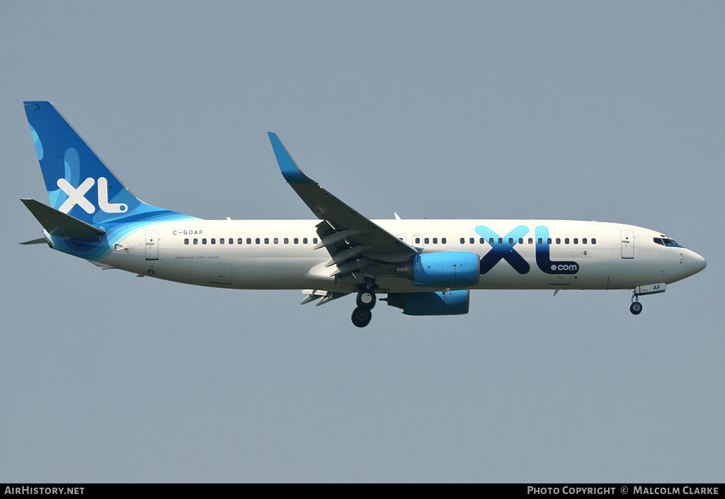 Aircraft Photo of C-GOAF | Boeing 737-86N | XL Airways | AirHistory.net #143048