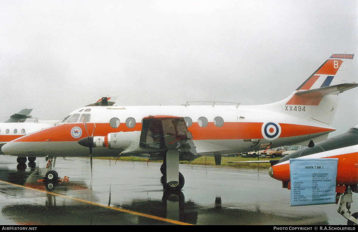 Aircraft Photo of XX494 | Scottish Aviation HP-137 Jetstream T1 | UK - Air Force | AirHistory.net #143053