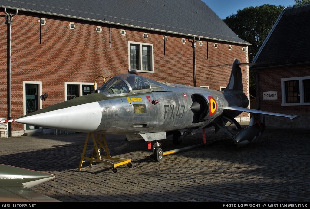 Aircraft Photo of FX47 | Lockheed F-104G Starfighter | Belgium - Air Force | AirHistory.net #143075