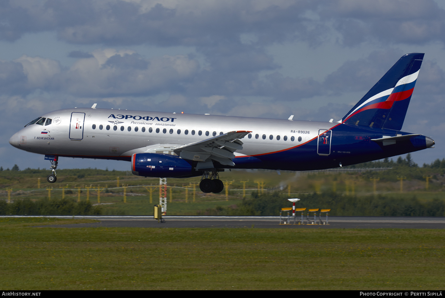 Aircraft Photo of RA-89026 | Sukhoi SSJ-100-95B Superjet 100 (RRJ-95B) | Aeroflot - Russian Airlines | AirHistory.net #143088